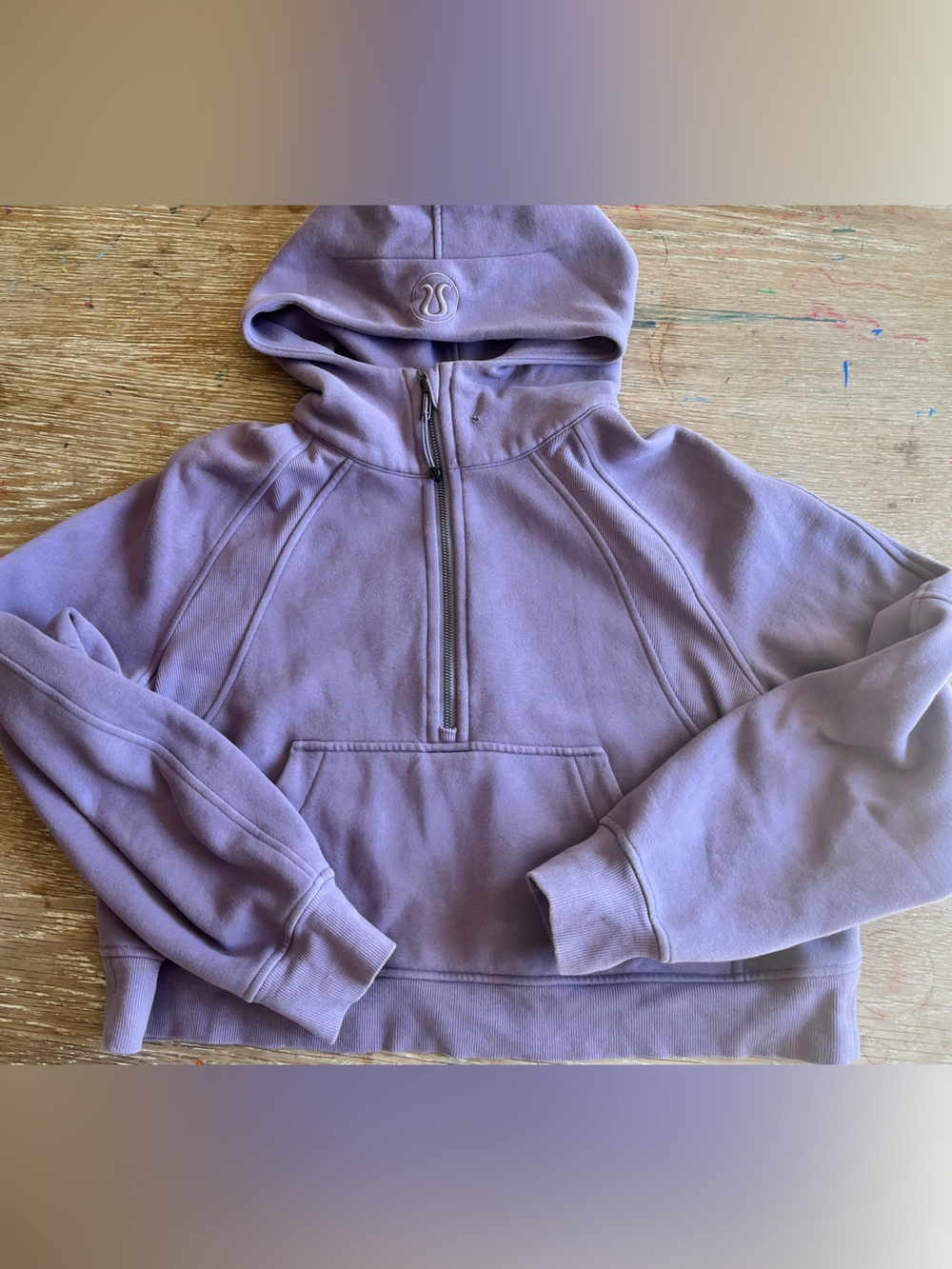 lululemon athletica Lavender Half-Zip Hoodie